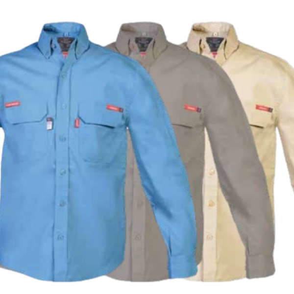 قميص مقاوم للهب كات تو ماركة سارينا باكستاني  Sarena Propan Flame Resistant Cat-2 ATPV 8 Cal shirt pakistan