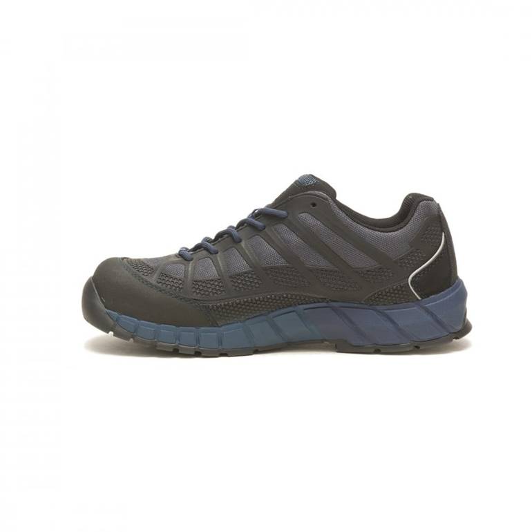 Cat Streamline Blue Safety Shoes 002