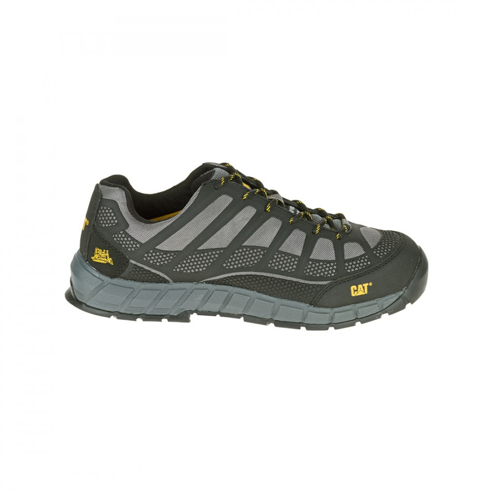 Cat Streamline Grey Black Safety Shoes 001